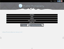 Tablet Screenshot of muellerphotography.net